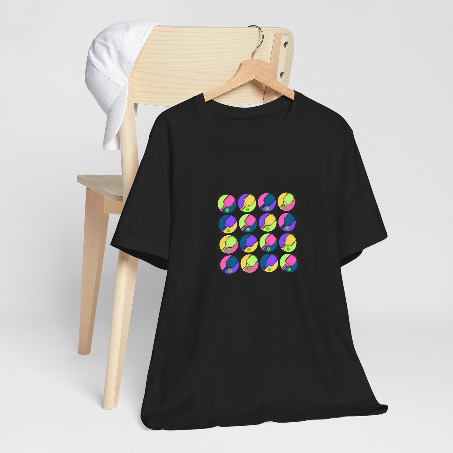 Pickleball Art - 16 Paddles - T-Shirt
