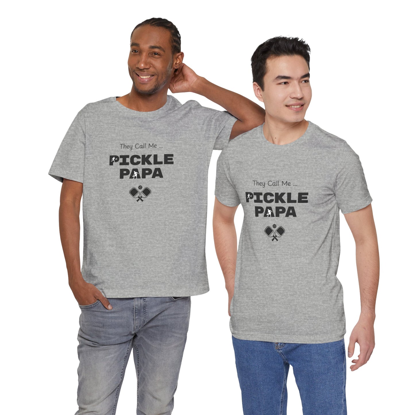 They Call Me Pickle Papa! - Cotton short sleeved t-shirt