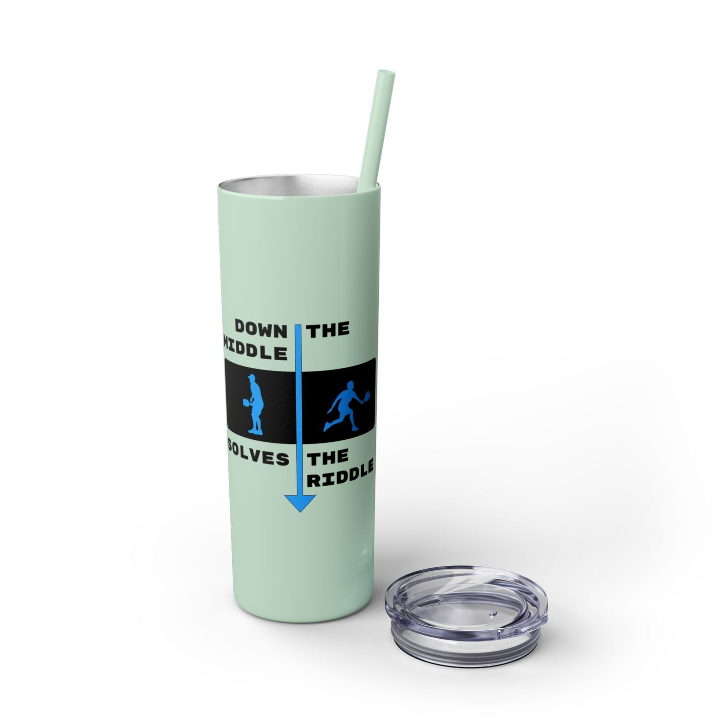 Down the Middle Solves the Riddle - Hot/Cold Beverage Container