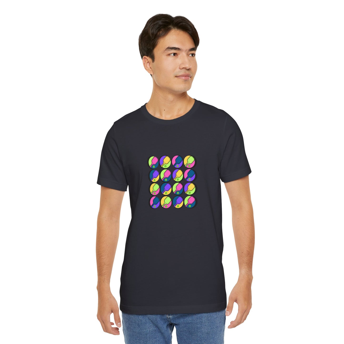 Pickleball Art - 16 Paddles - T-Shirt