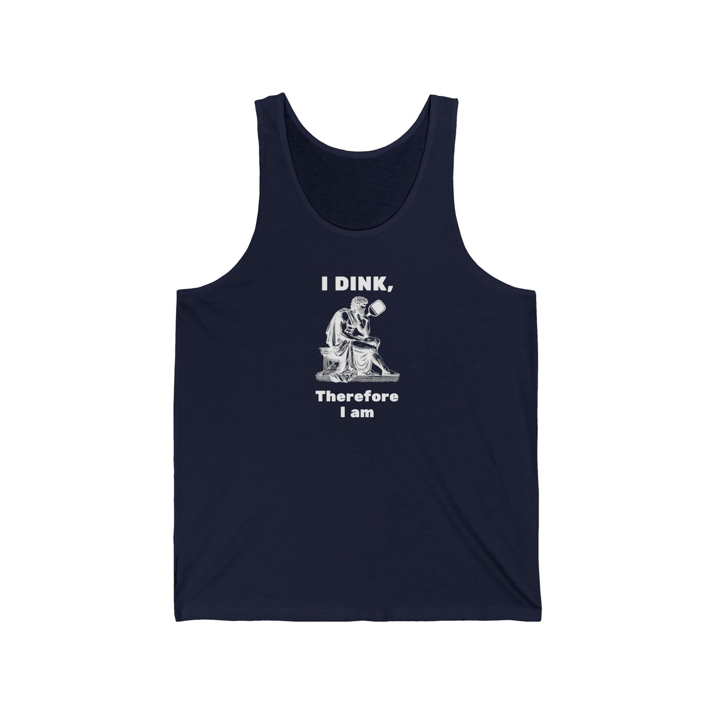 I Dink, Therefore I Am - Cotton Tank Top