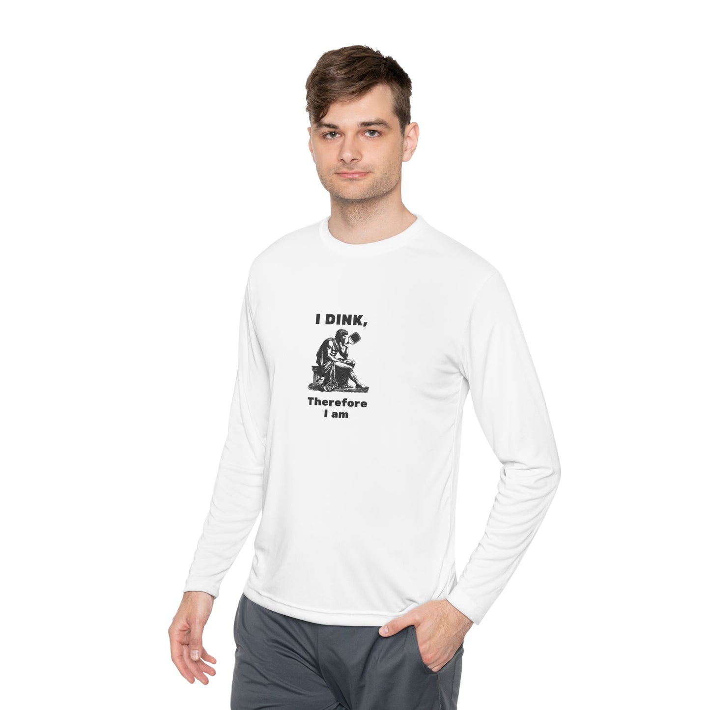 I Dink, Therefore I Am - Long Sleeved Wicking Shirt