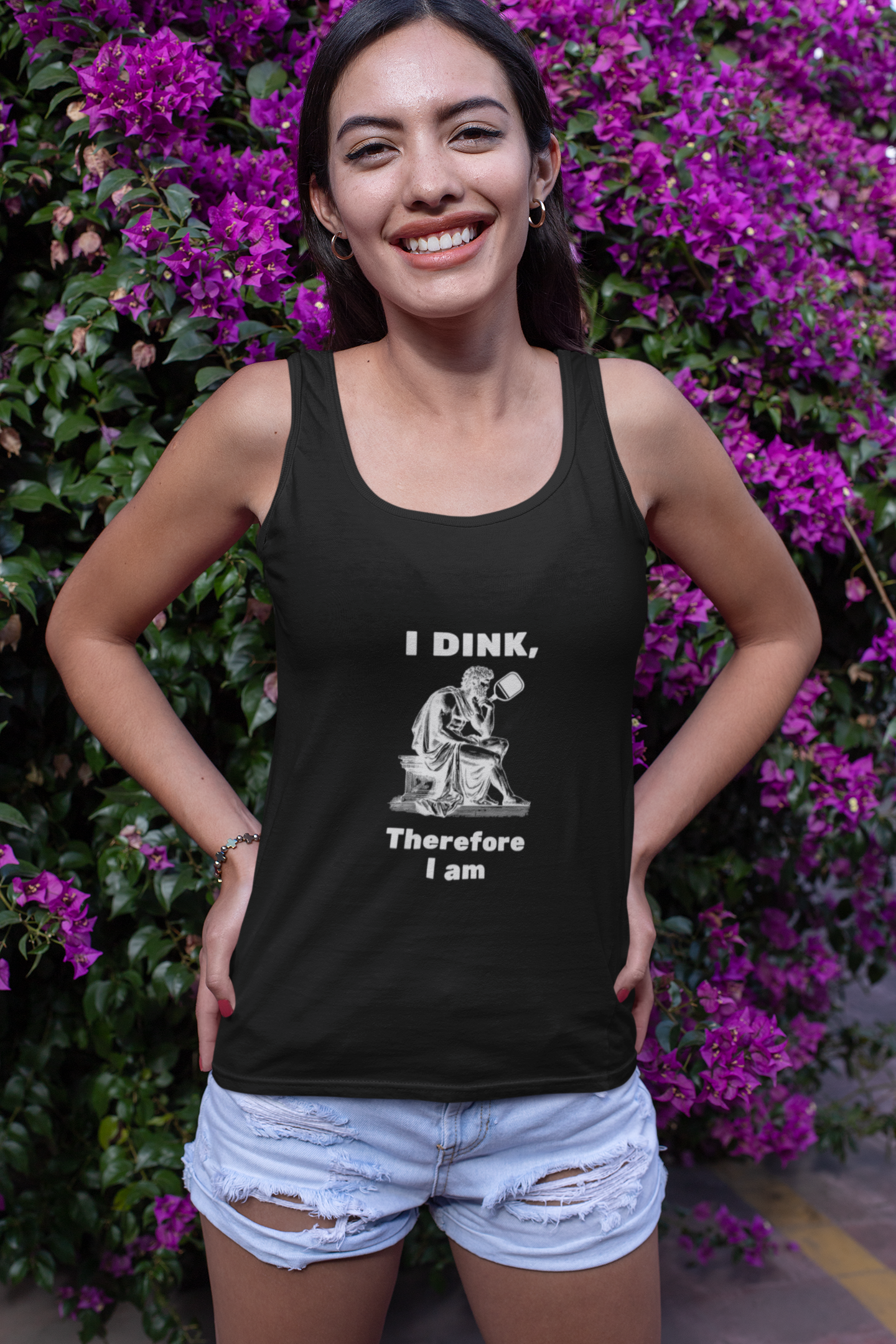 I Dink, Therefore I Am - Cotton Tank Top
