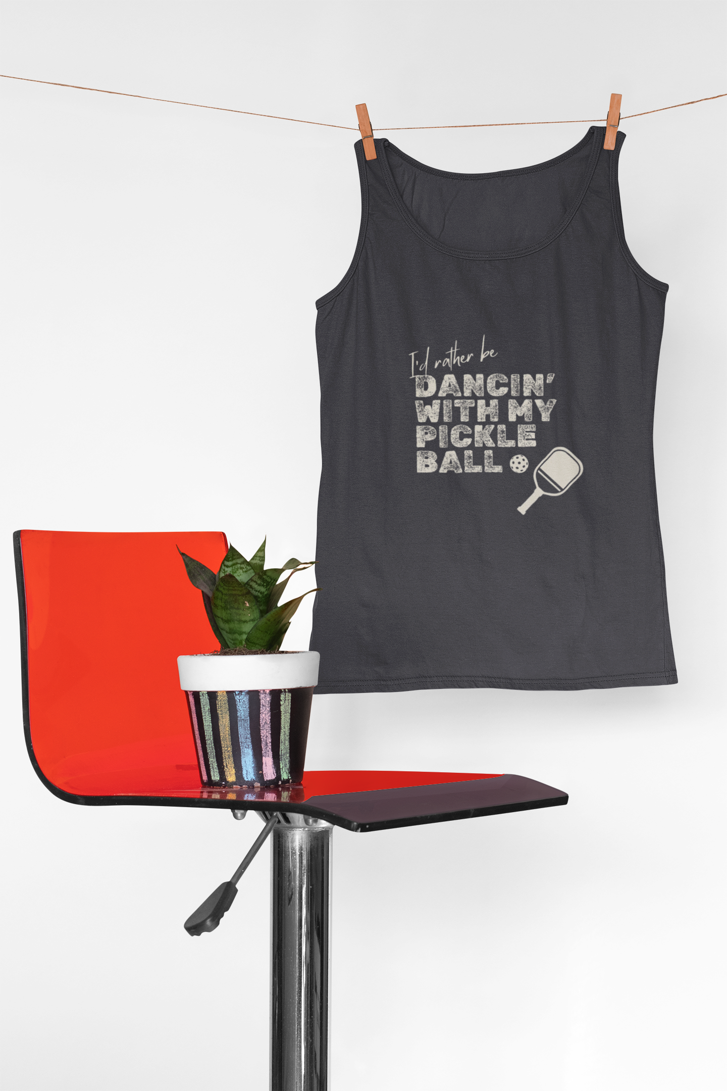 I'd Rather be Dancin' with my Pickleball - Cotton Tank Top