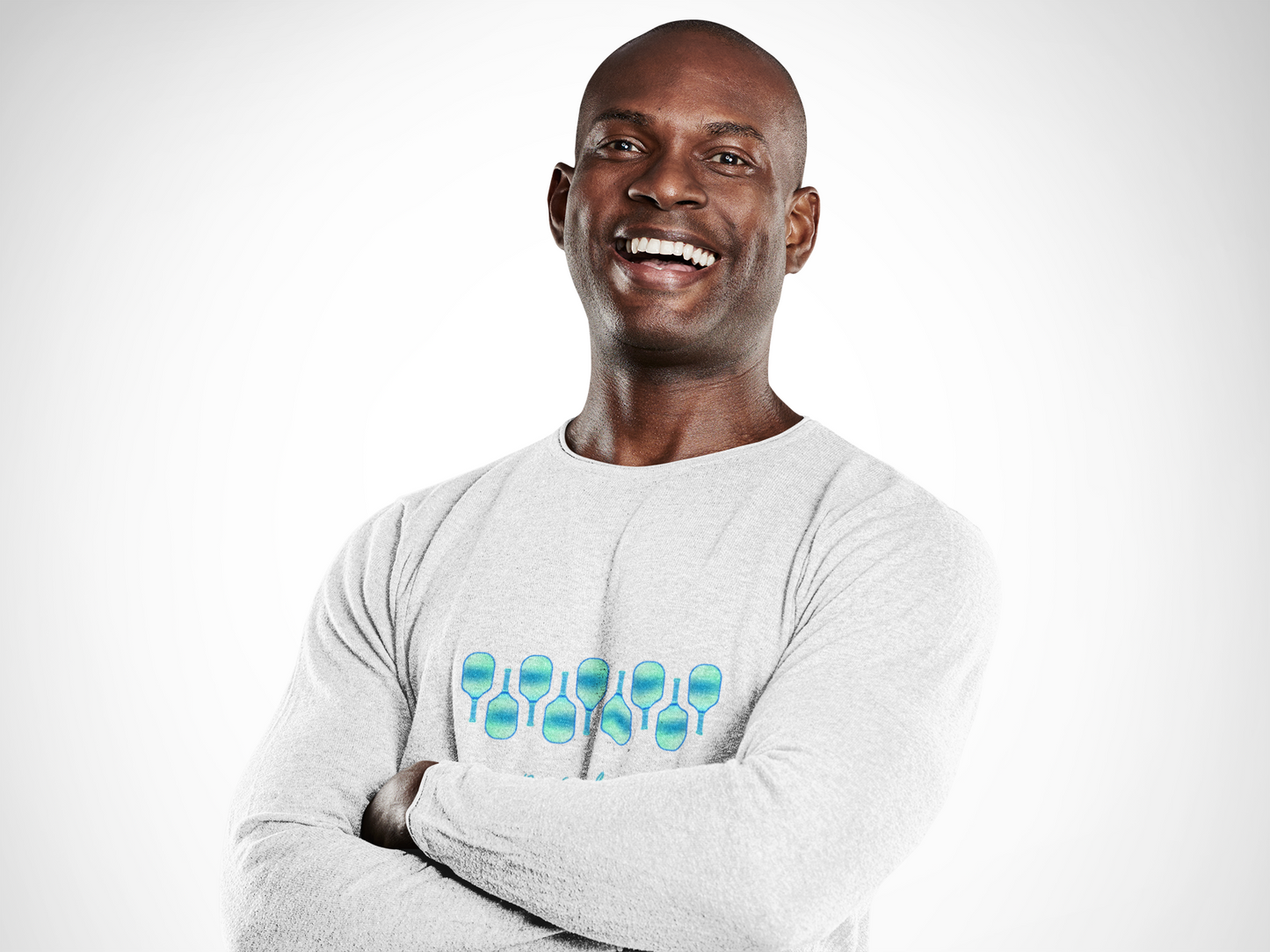 Pickle Paddles - Turquois Hues - Long Sleeved Wicking Shirt