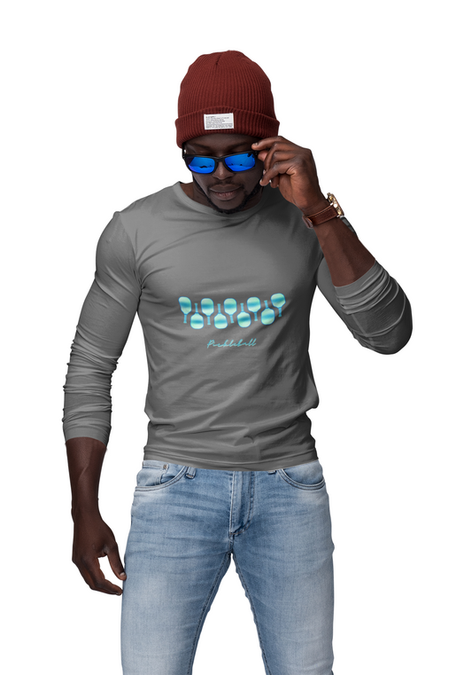 Pickle Paddles - Turquois Hues - Long Sleeved Wicking Shirt