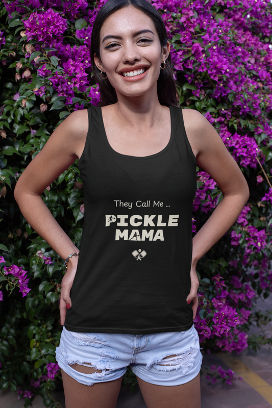 They Call me Pickle Mama - Cotton Tank Top