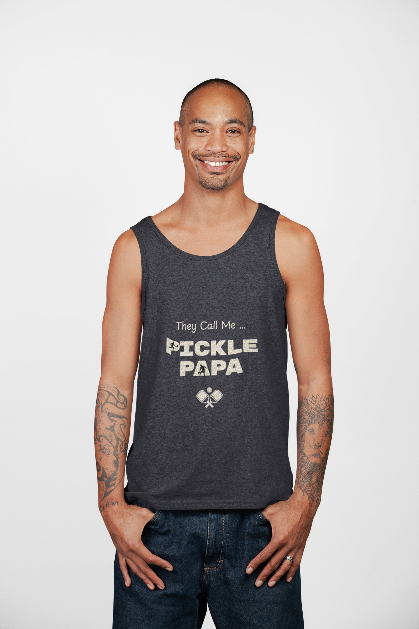 They Call me Pickle Papa - Cotton Tank Top