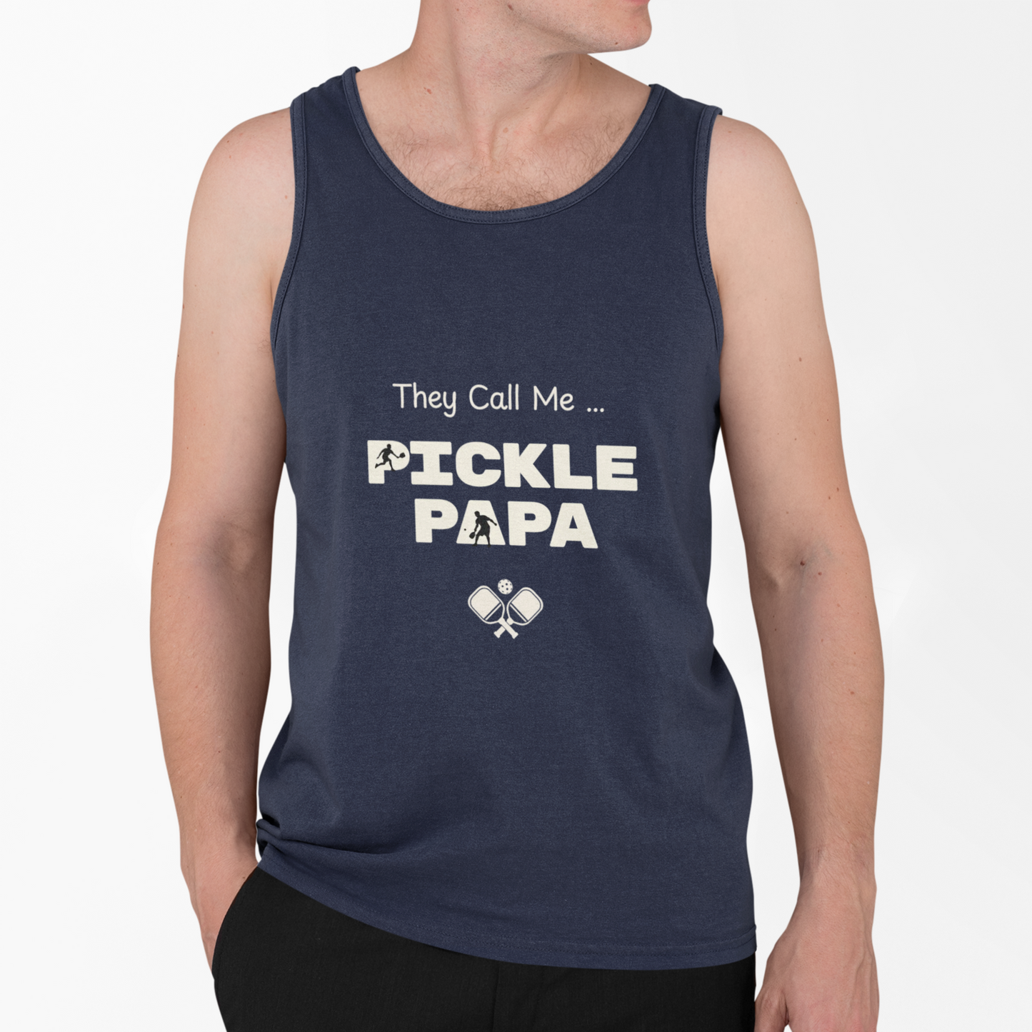 They Call me Pickle Papa - Cotton Tank Top