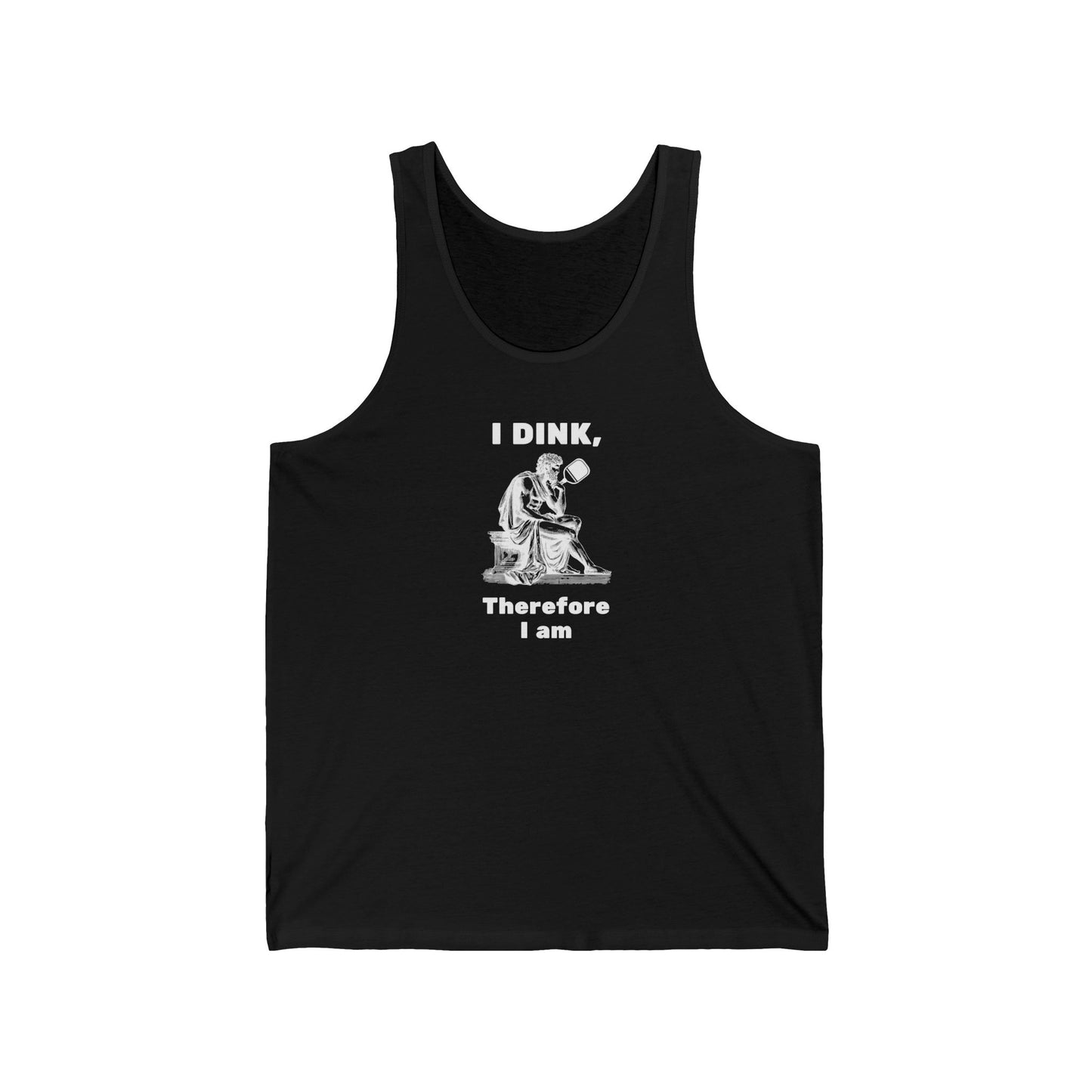 I Dink, Therefore I Am - Cotton Tank Top
