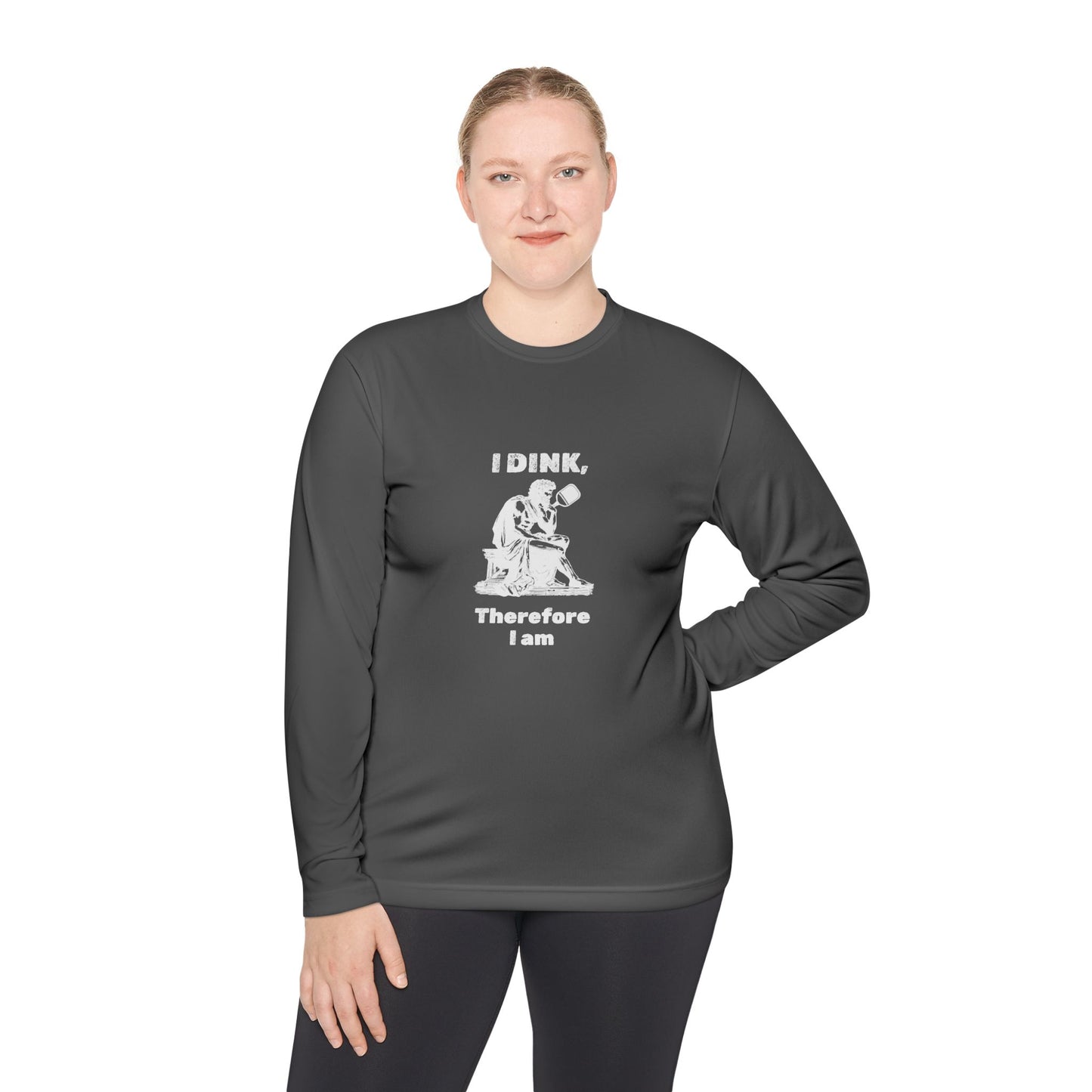 I Dink, Therefore I Am - Long Sleeved Wicking Shirt