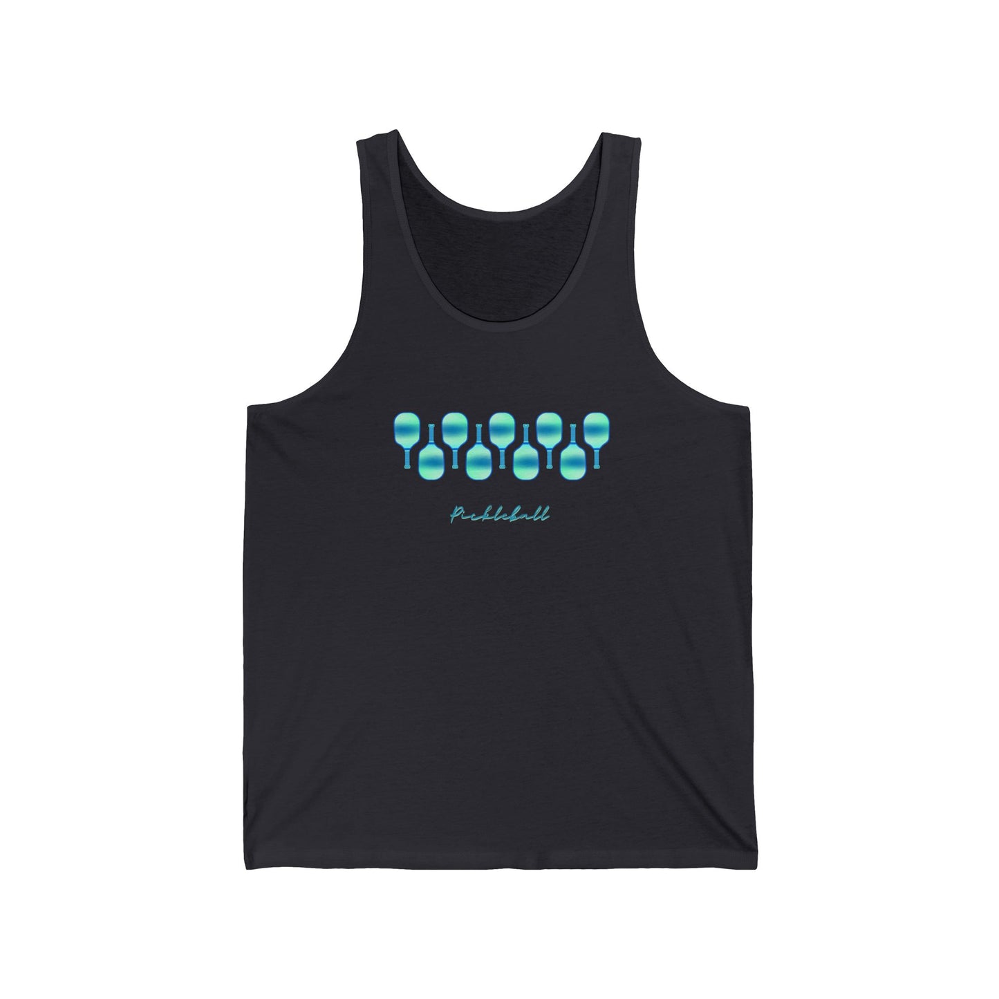 Pickle Paddles - Turquois Hues - Cotton Tank Top